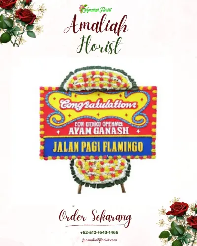 Bunga Papan Congratulation di Langkai